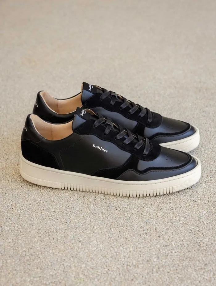 Travis Deep Black Men Bobbies Sneakers Travis Deep Black Men Bobbies Sneakers