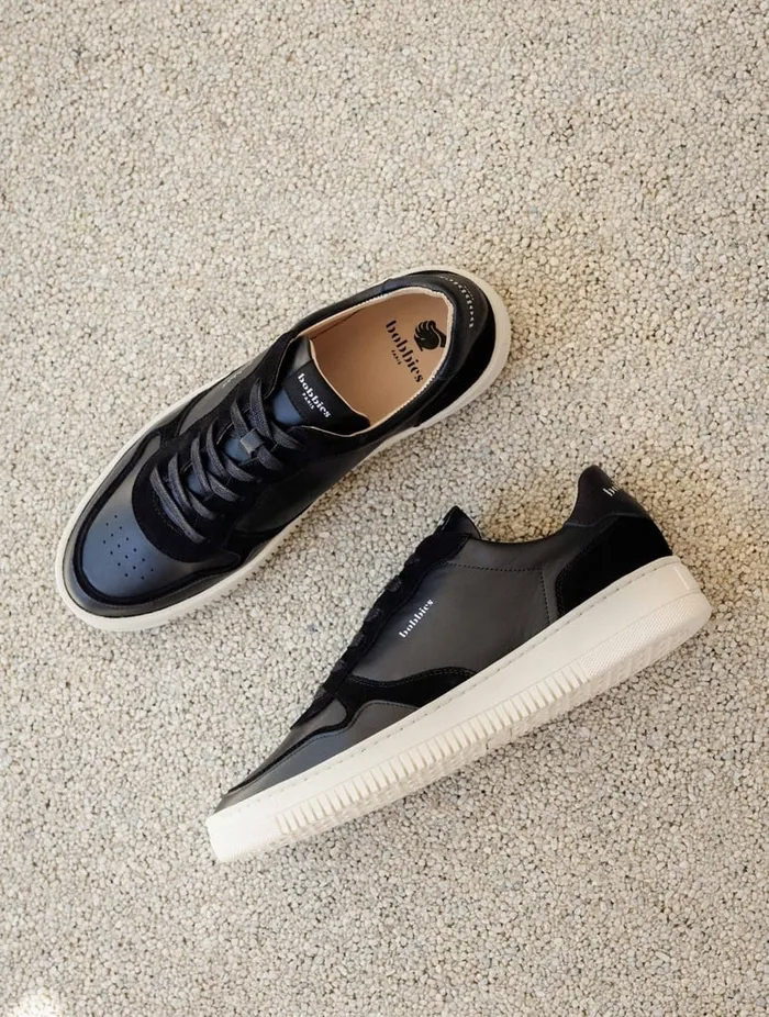 Travis Deep Black Men Bobbies Sneakers Travis Deep Black Men Bobbies Sneakers