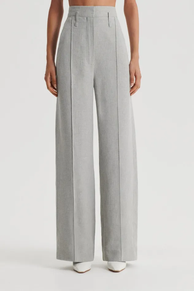 Trousers DRAPED TAILORED TROUSER PALEGREY 8211 Scanlan Theodore Women