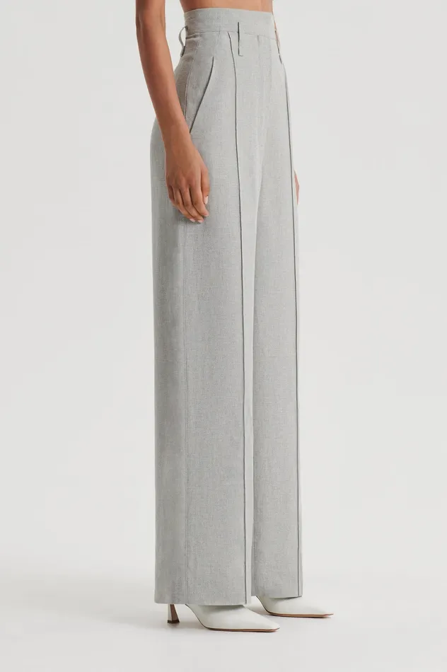 Trousers DRAPED TAILORED TROUSER PALEGREY 8211 Scanlan Theodore Women