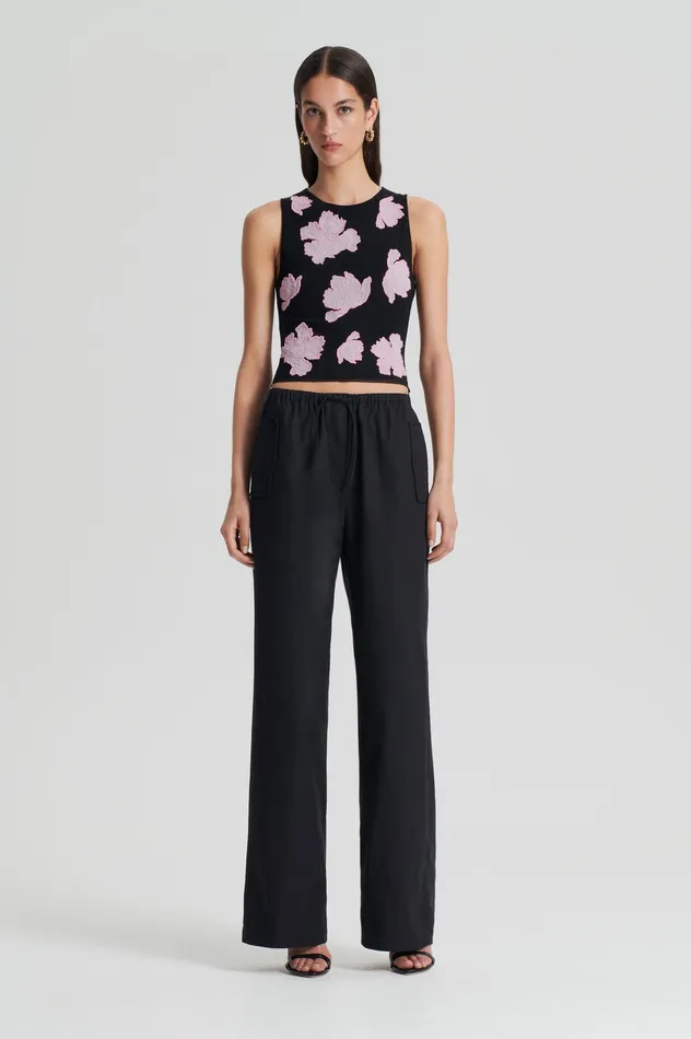 Trousers POCKET CARGO BLACK Scanlan Theodore Women