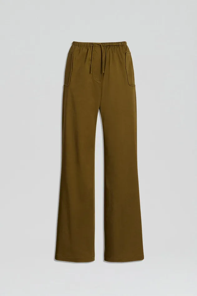 Trousers POCKET CARGO OLIVE Scanlan Theodore Women