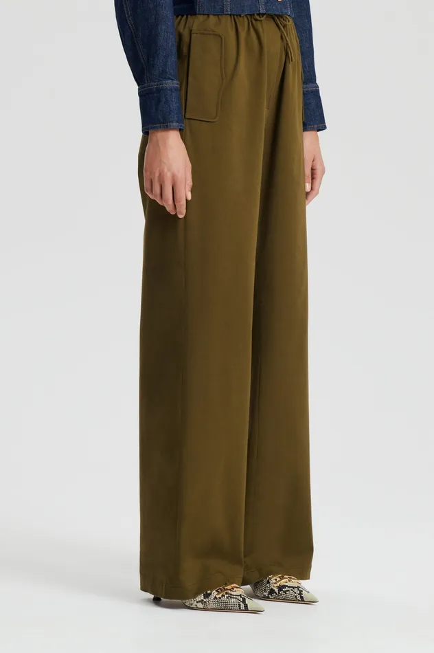 Trousers POCKET CARGO OLIVE Scanlan Theodore Women