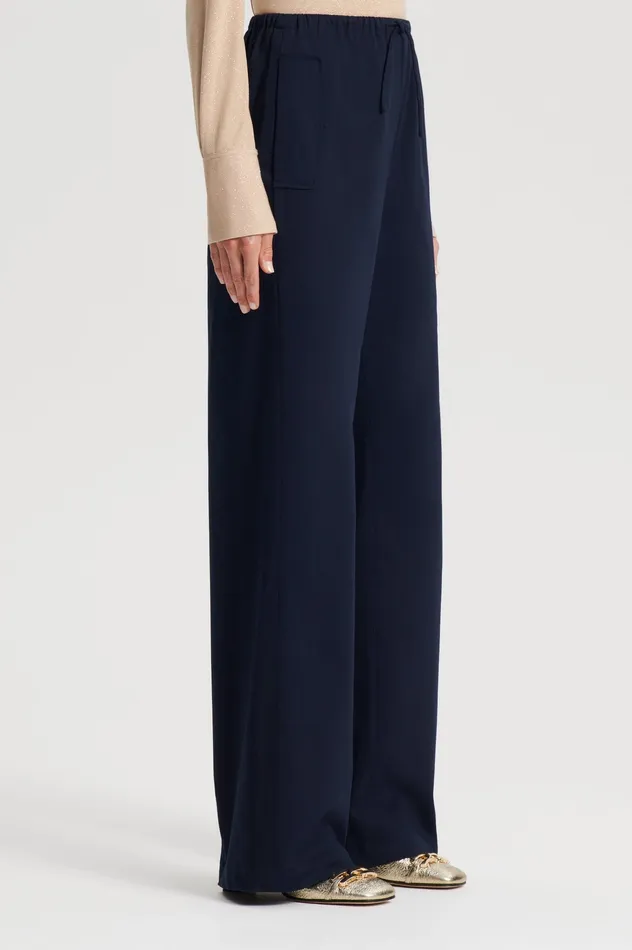 Trousers Scanlan Theodore Women POCKET CARGO NAVY