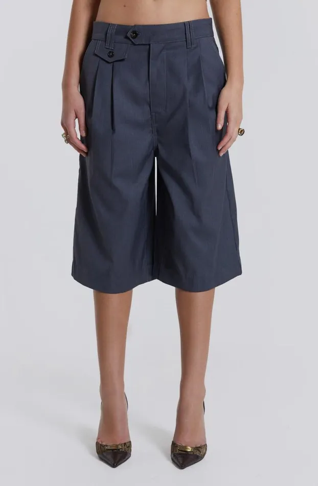 Trousers Women Jaded London Coltraine Tailored Wide Leg Shorts