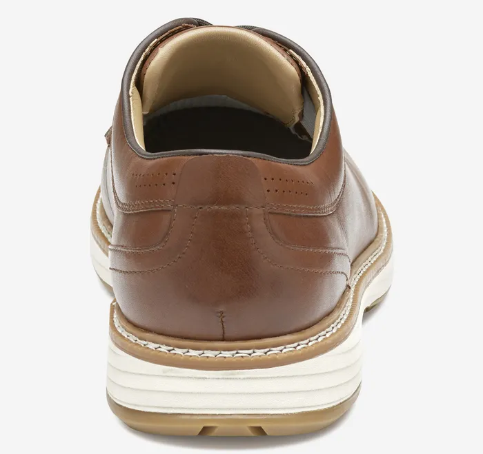 Upton GL1 Luxe Hybrid Tan Waterproof Full Grain Men LaceUps Johnston and Murphy