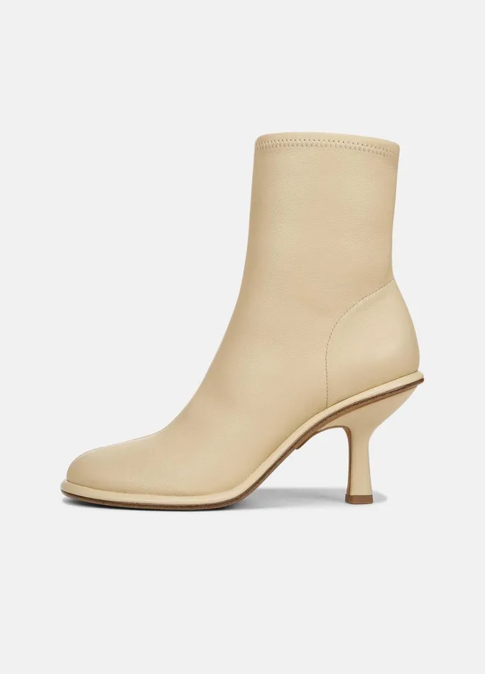Vince Loafers and Mules Women Freya Leather Ankle Boot Macadamia Beige