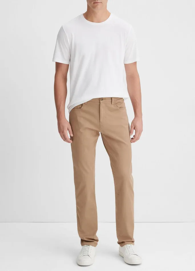 Vince Pants and Shorts Men Lightweight Dylan 5Pocket Pant Dark Stone Khaki