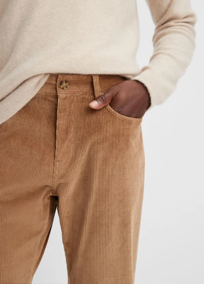 Vince Pants and Shorts Men Wide Wale Corduroy Pant Cemelleto