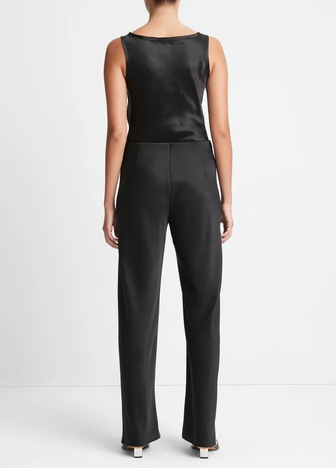 Vince Pants and Shorts Women Fluid Satin Bias Pant Black