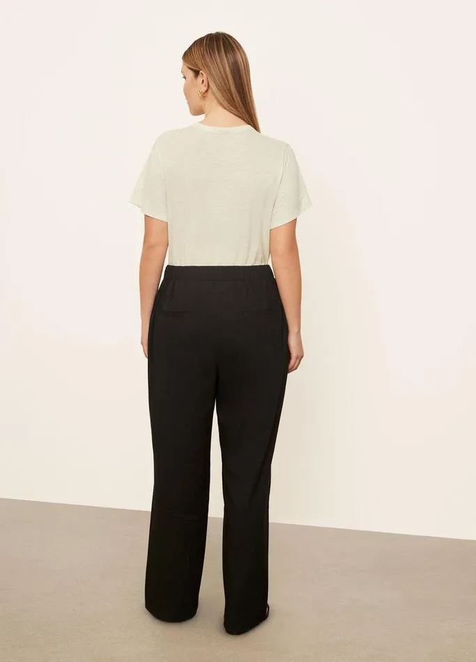 Vince Pants and Shorts Women PleatFront PullOn Pant Black