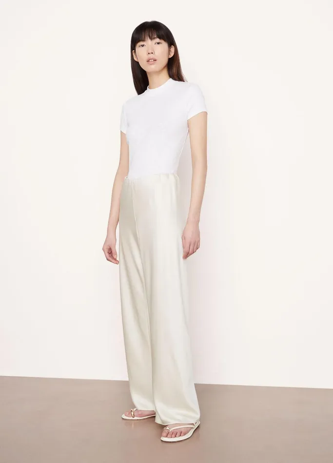 Vince Pants and Shorts Women Satin Bias Pant Bona