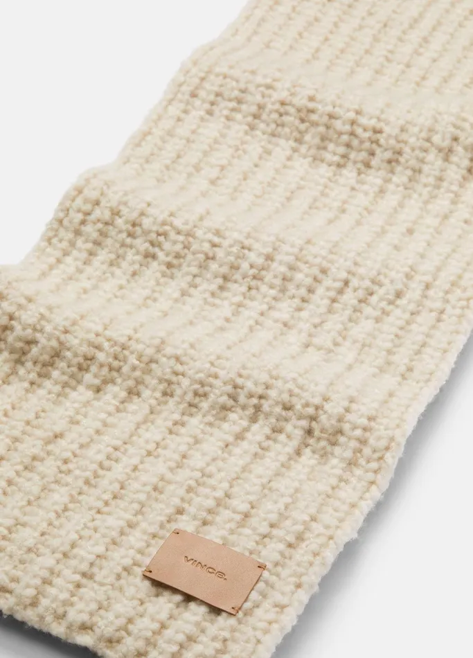 Vince Scarves Hats and Gloves Women CashmereSilk Chunky Scarf Deco Cream