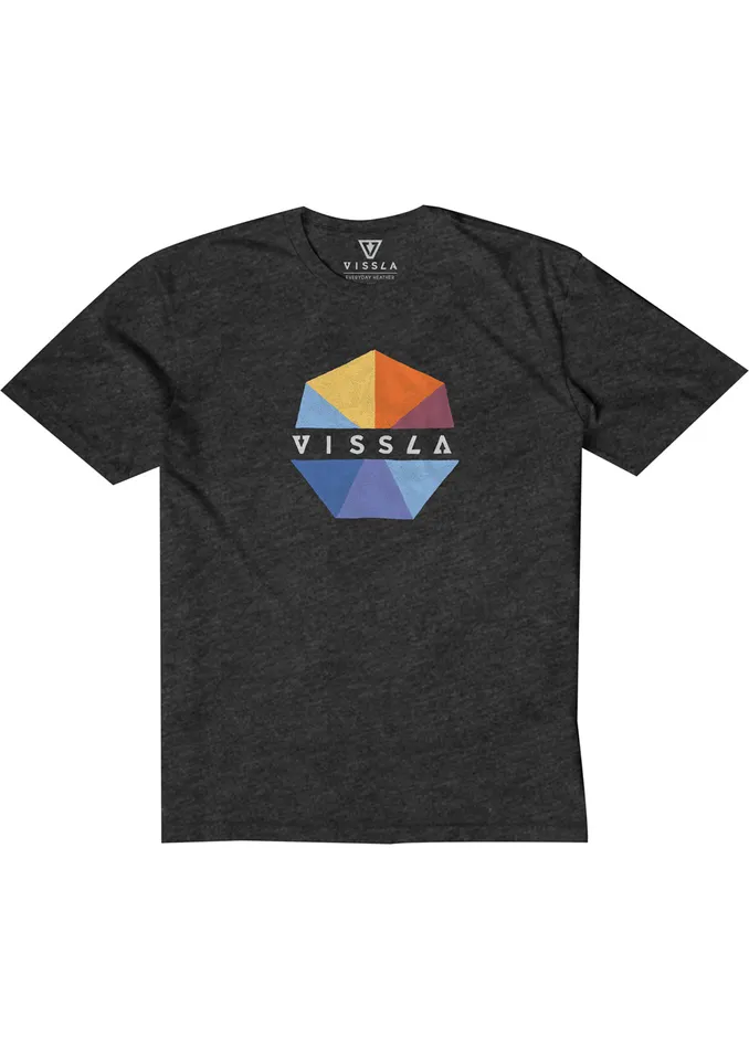 Vissla Clothing Youth Spectrum Ii Boys Tee Black Heather