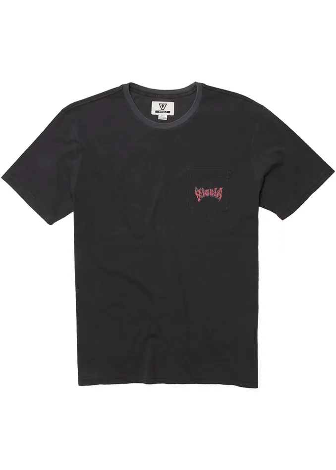 Vissla Swelligans Ss Pkt Tee Phantom Men Premium Tees