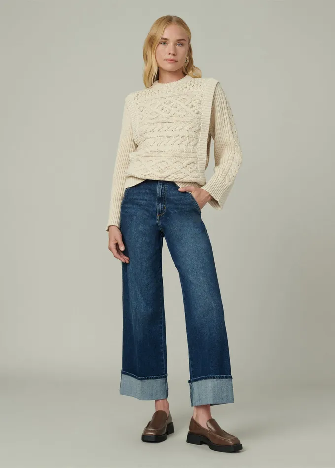 Wide Leg Joe8217s Jeans Women THE TRIXIE Double Down