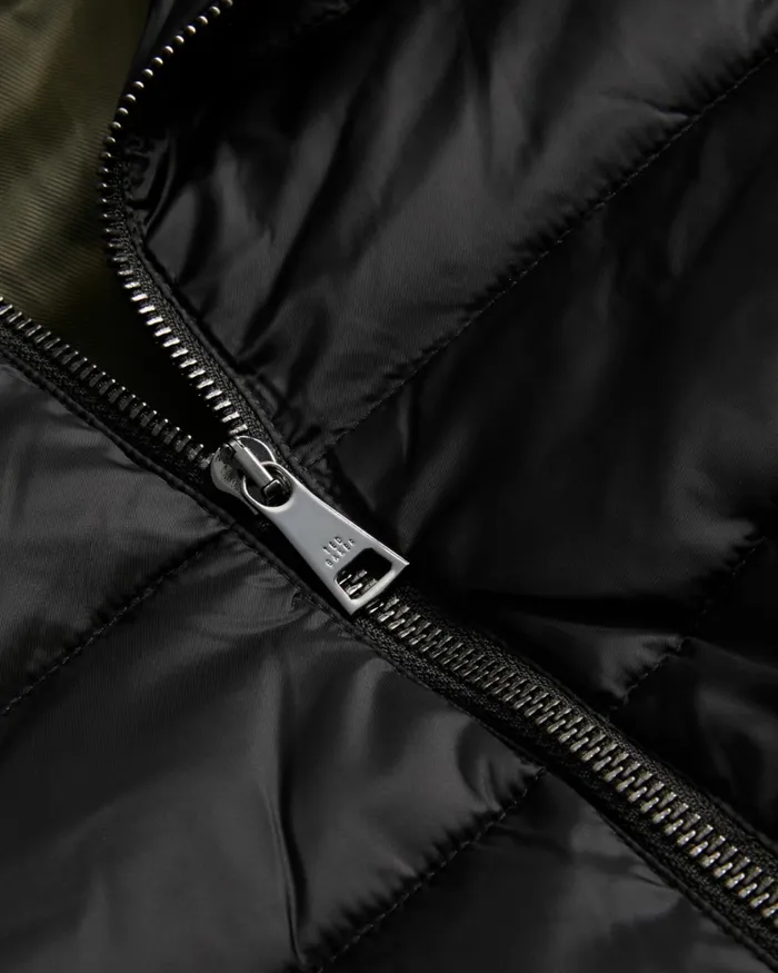 Women ABBIIEE 8211 Belted Padded Coat With Detachable Hood Black Ted Baker Coats and Jackets