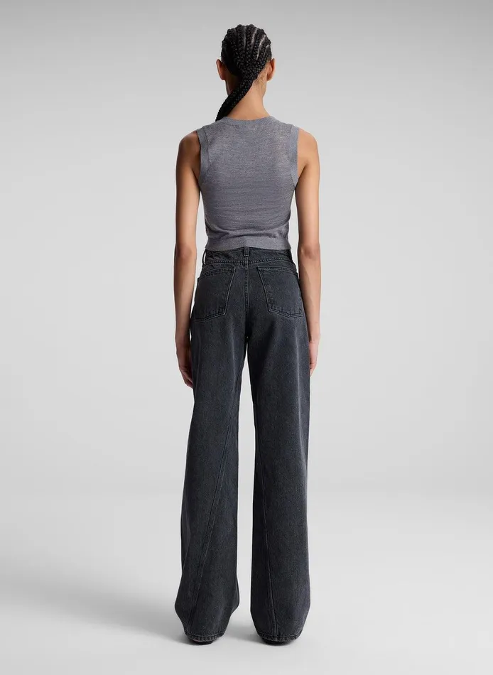 Women Abbott II Denim Jean Washed Black ALC Bottoms