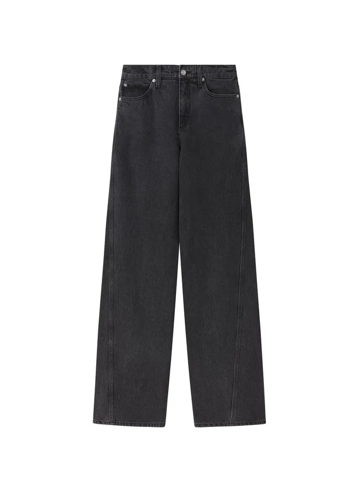 Women Abbott II Denim Jean Washed Black ALC Bottoms
