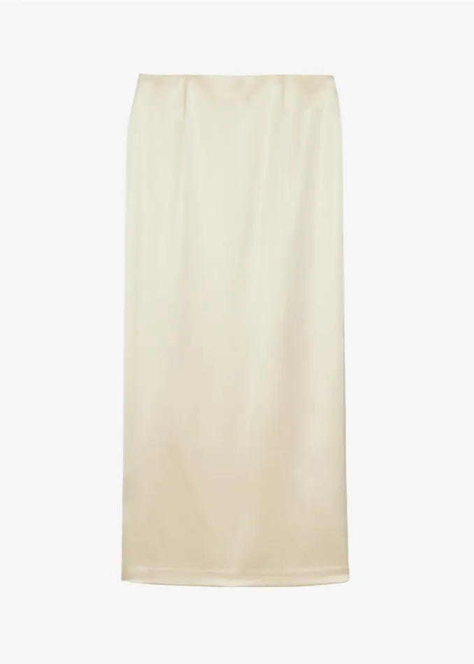 Women Adriana Midi Skirt 8211 Beige The Frankie Shop Bottoms