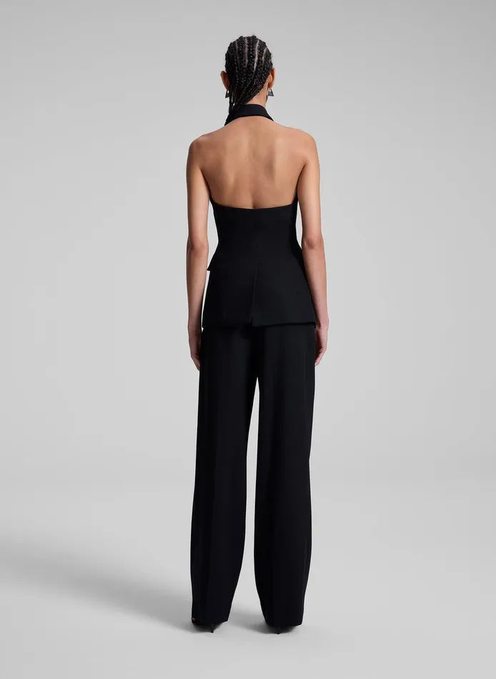 Women Alexa Tailored Vest Black ALC Jackets and Coats