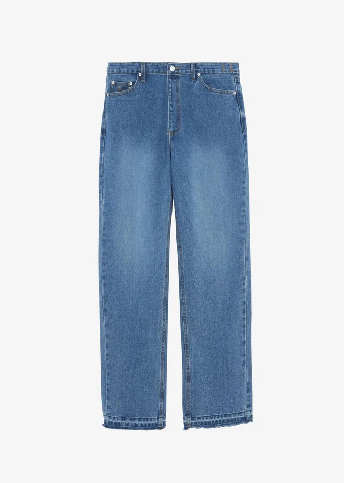 Women Andrea Denim Pants 8211 Medium Wash The Frankie Shop Bottoms