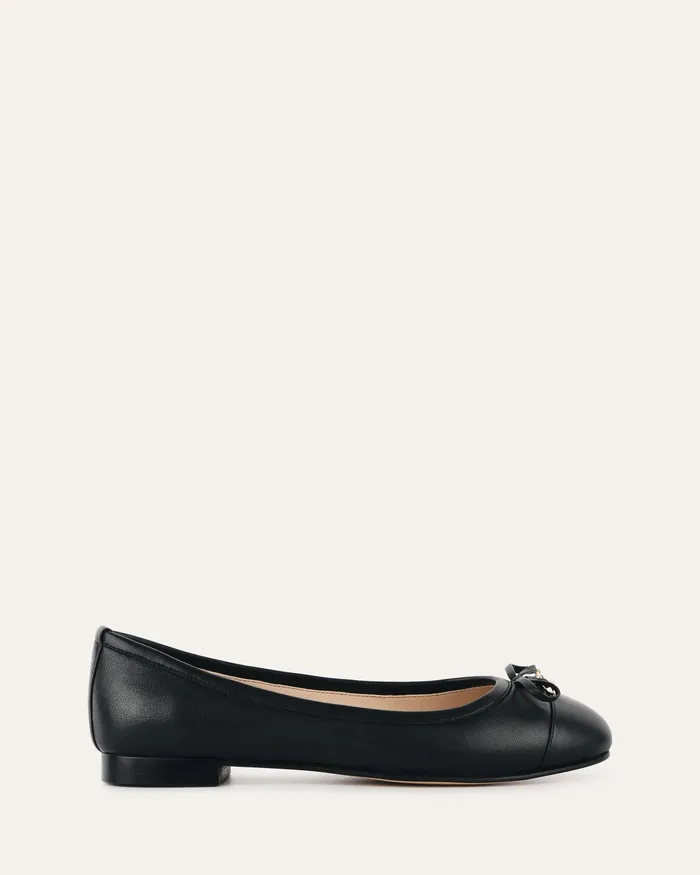 Women BALLET jomercer Hermione dress flats black leather