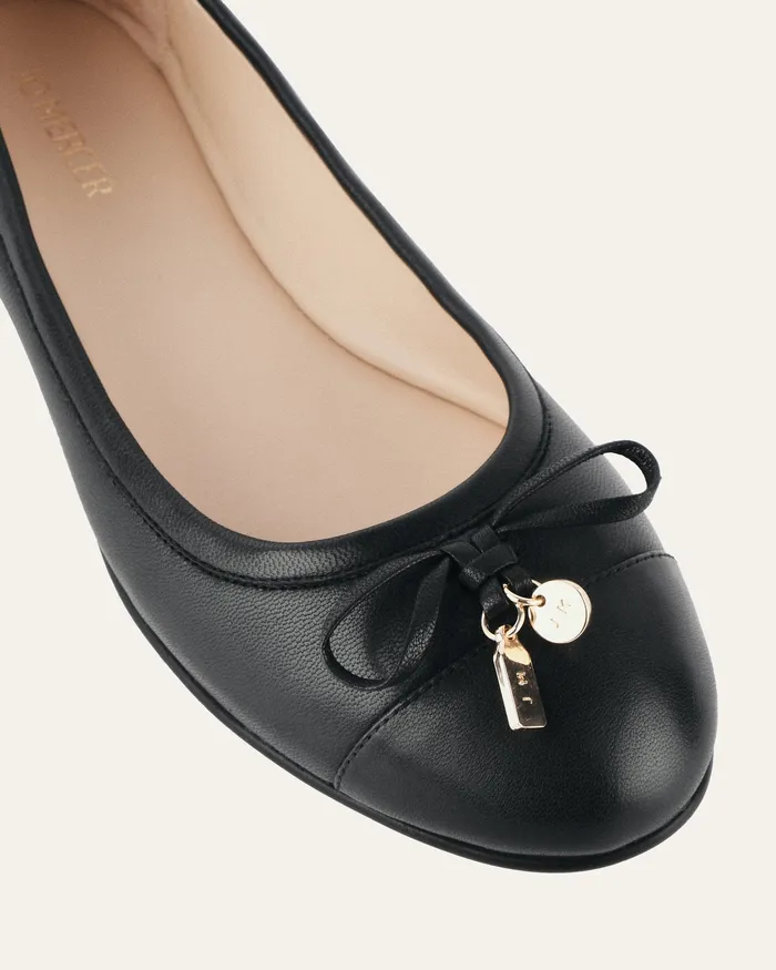Women BALLET jomercer Hermione dress flats black leather Women BALLET jomercer Hermione dress flats black leather