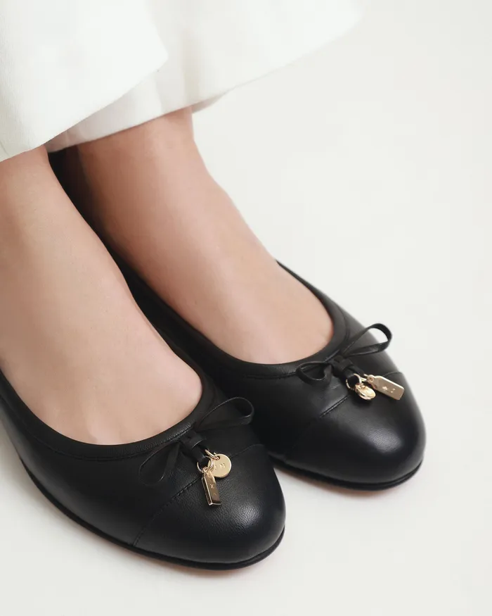 Women BALLET jomercer Hermione dress flats black leather Women BALLET jomercer Hermione dress flats black leather
