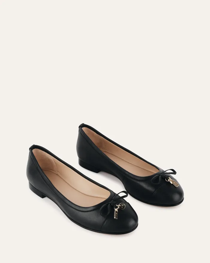 Women BALLET jomercer Hermione dress flats black leather Women BALLET jomercer Hermione dress flats black leather