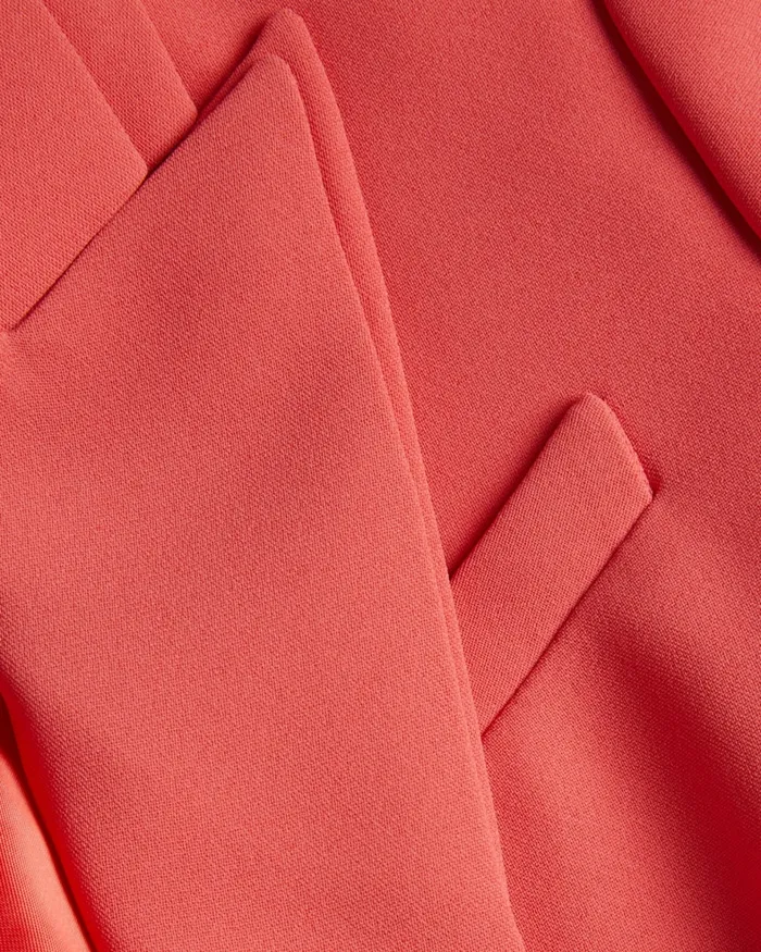 Women BERTAAH 8211 Single Breasted Doubled Collar Blazer Coral Ted Baker Trousers and Shorts Women BERTAAH 8211 Single Breasted Doubled Collar Blazer Coral Ted Baker Trousers and Shorts