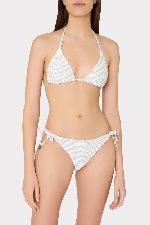 Women Bikinis Milly Millie String Bikini Bottom White