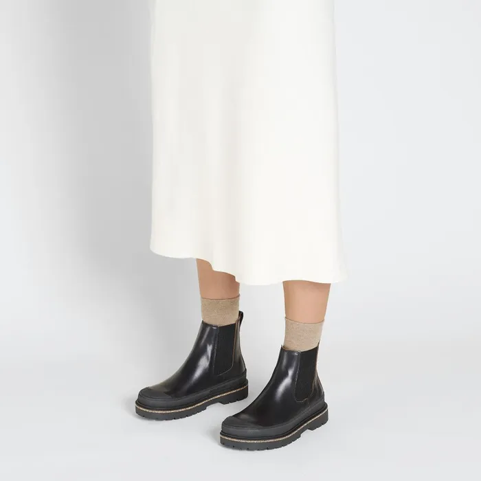 Women Birkenstock Boots Prescott Slip Black