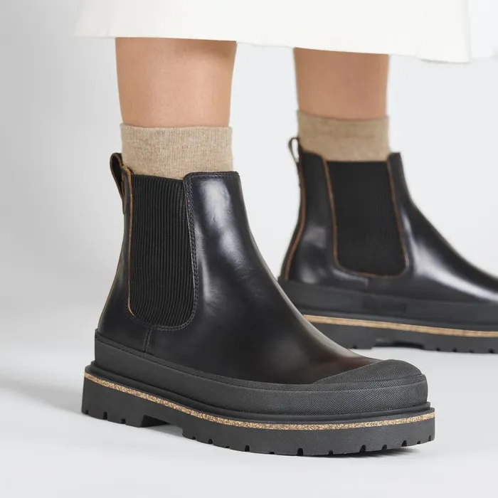 Women Birkenstock Boots Prescott Slip Black