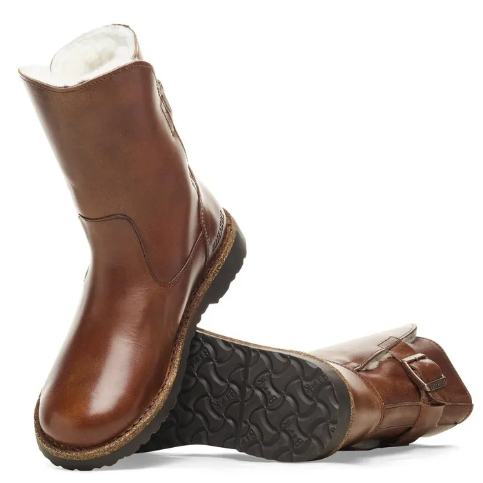 Women Birkenstock Boots Uppsala Shearling Cognac