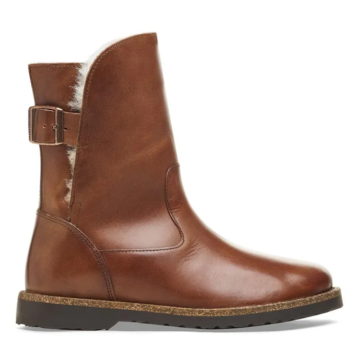 Women Birkenstock Boots Uppsala Shearling Cognac