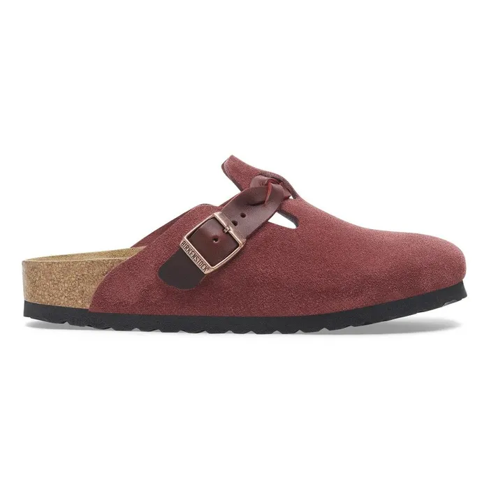 Women Birkenstock Clogs Boston Braided Zinfandel