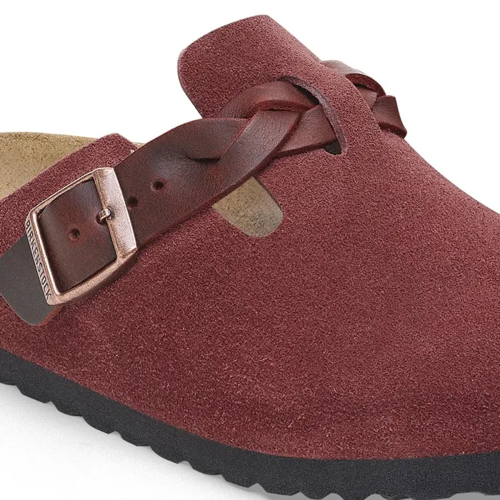 Women Birkenstock Clogs Boston Braided Zinfandel