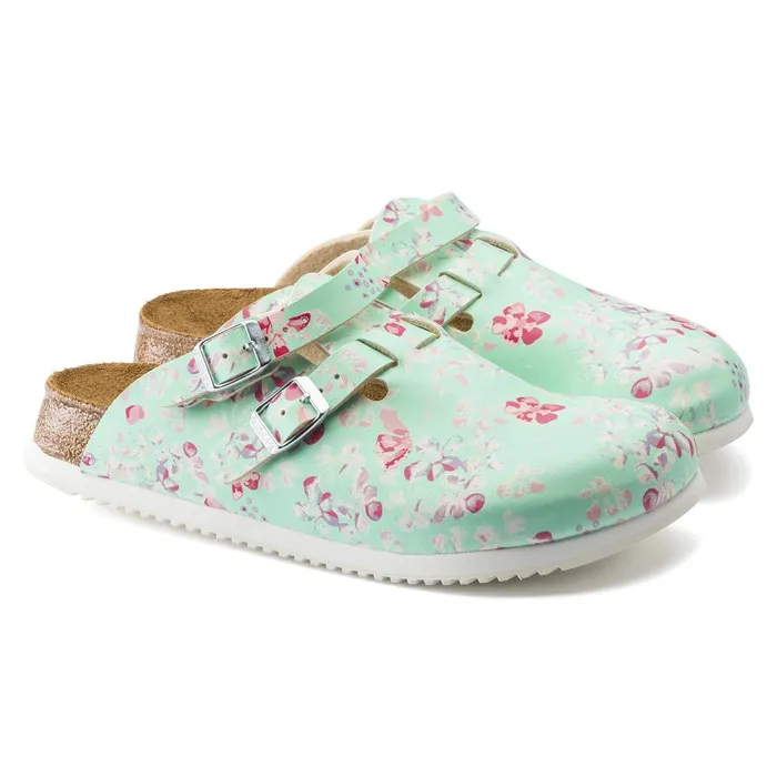 Women Birkenstock Clogs Kay Sl Flower Field Mint
