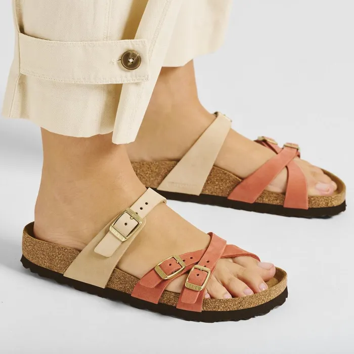 Women Birkenstock MultiStrap Franca Mars Redsandcastle