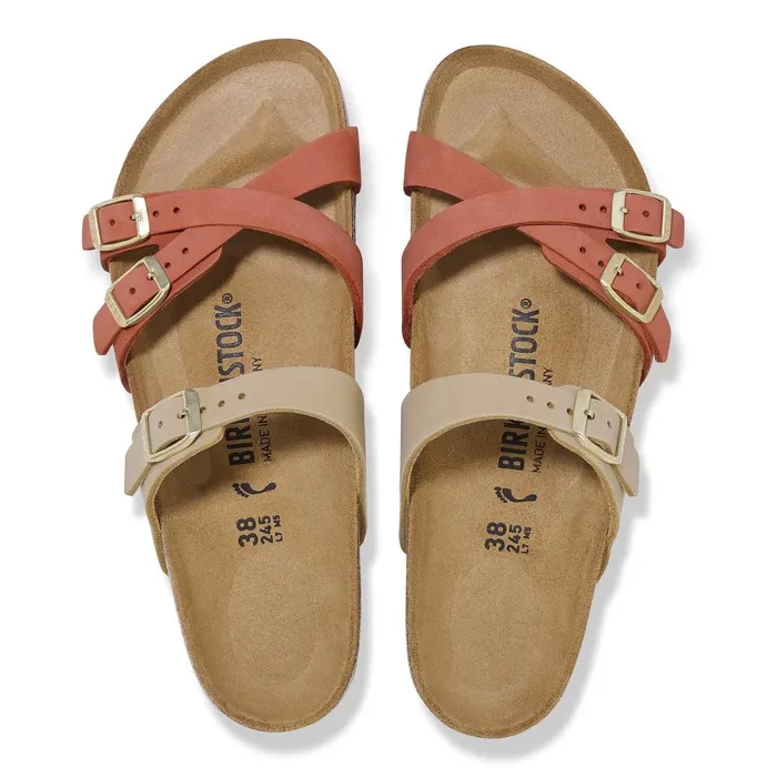 Women Birkenstock MultiStrap Franca Mars Redsandcastle