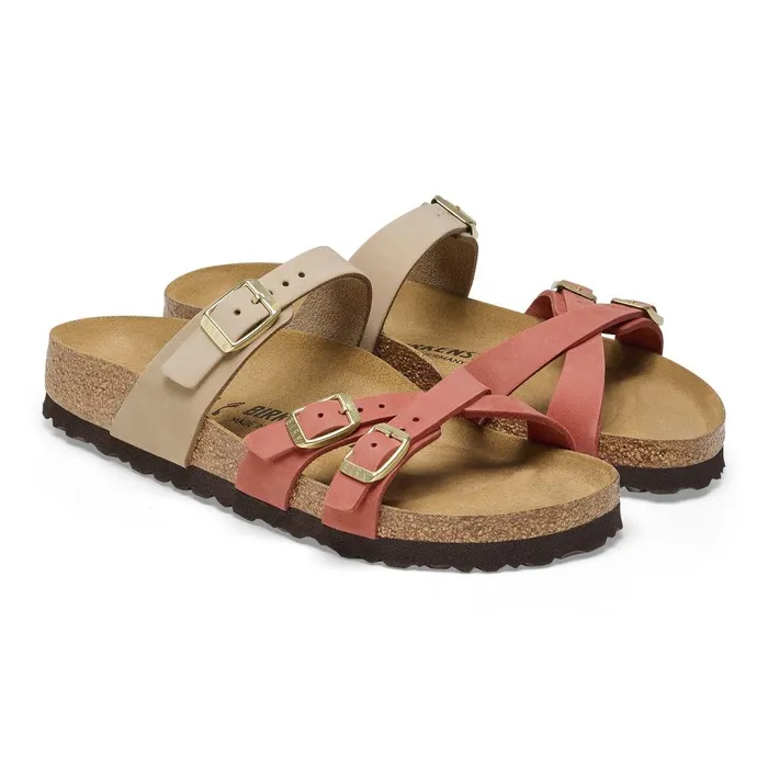 Women Birkenstock MultiStrap Franca Mars Redsandcastle