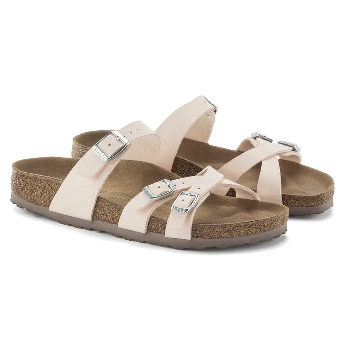 Women Birkenstock MultiStrap Franca Vegan Light Rose