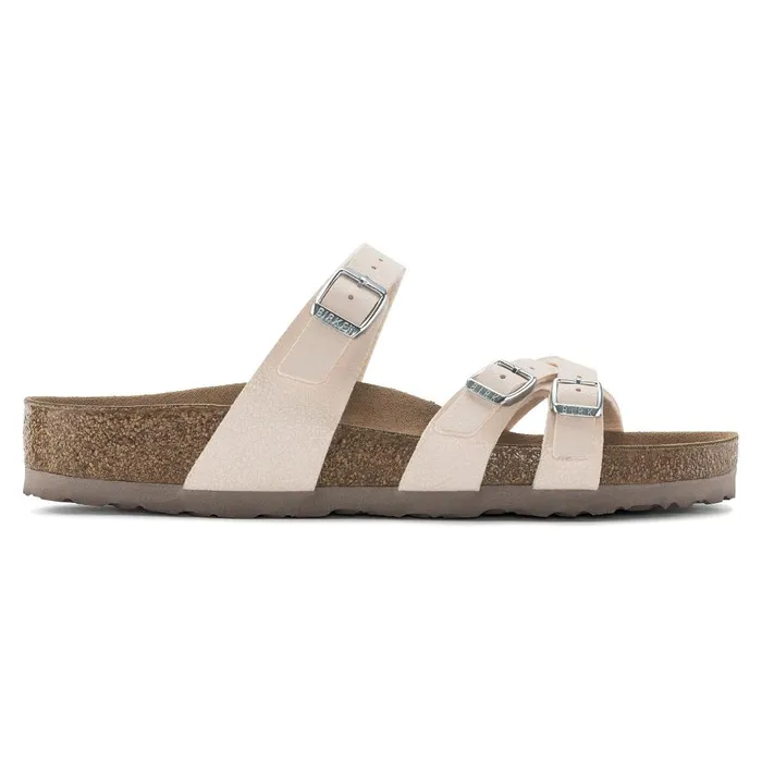 Women Birkenstock MultiStrap Franca Vegan Light Rose