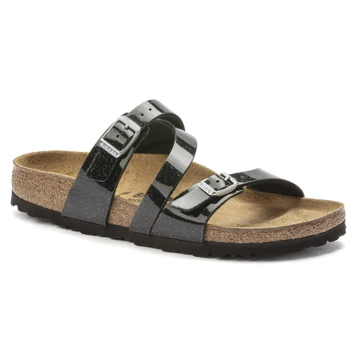 Women Birkenstock MultiStrap Salina Magic Galaxy Black