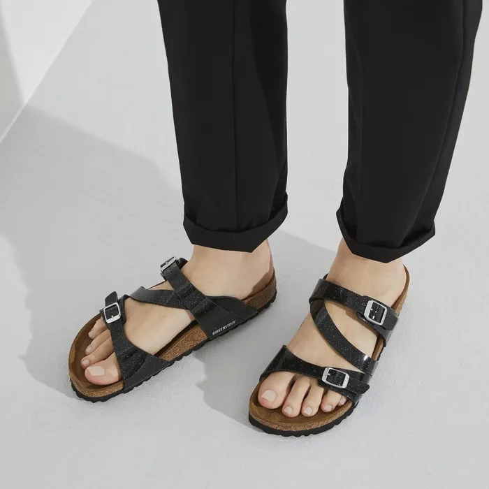 Women Birkenstock MultiStrap Salina Magic Galaxy Black