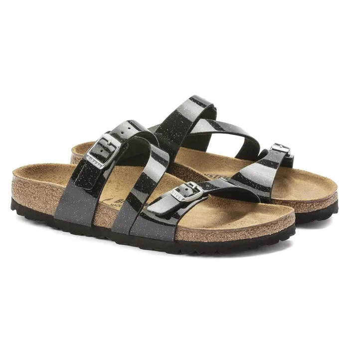 Women Birkenstock MultiStrap Salina Magic Galaxy Black