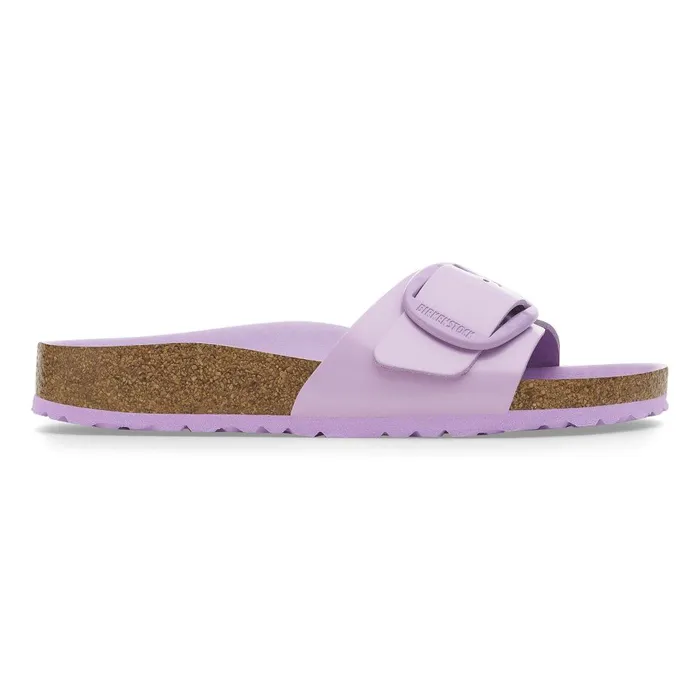 Women Birkenstock OneStrap Madrid Big Buckle Highshine Crocus