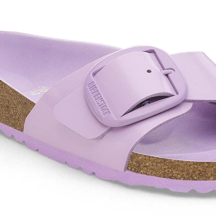 Women Birkenstock OneStrap Madrid Big Buckle Highshine Crocus