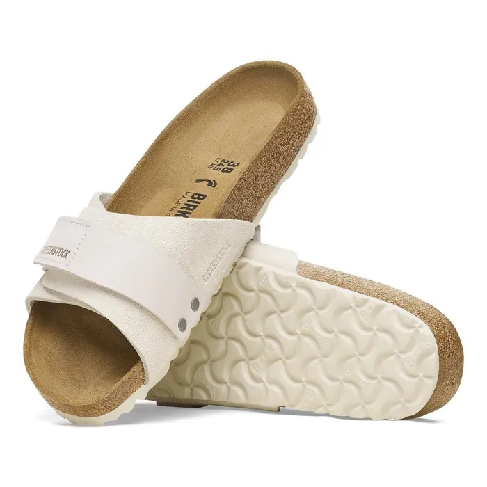 Women Birkenstock OneStrap Oita Antique White